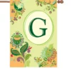 Accent Home & Garden 28 In. Spring Monogram Flag - G Accent