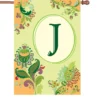 Accent Home & Garden 28 In. Spring Monogram Flag - J