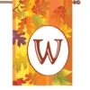 Accent Home & Garden 28 In. Fall Monogram Flag - W Accent