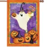 Accent Home & Garden 28 In. Halloween House Flag - Ghostly Gifts