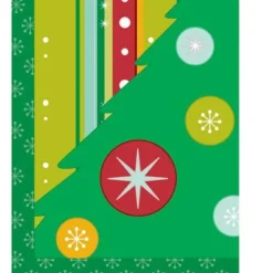 Accent Home & Garden - Sale 28 In. Flag - Retro Christmas Accent