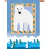 Accent Home & Garden - Sale 28 In. Flag - Polar Bear Mountain