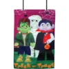 Accent Home & Garden 28 In. Halloween House Flag - Trick-or-Treat Monsters (Voice Controlled) Accent