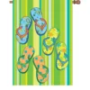 Accent Home & Garden 28 In. Flag - Summer Flip Flops Accent
