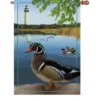 Accent Home & Garden 28 In. Flag - Wood Ducks Accent