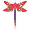SoundWinds Damselfly Hanging Banner - Red