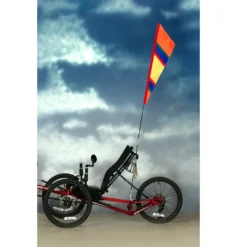 SoundWinds Fanion Recumbent Bike Flag - Orange