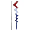 SoundWinds Medium Fusilli Spinning Recumbent Bike Windsock - Patriotic