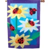 Accent Home & Garden Accent Prestige Flag - Doodle Ladybugs