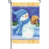Accent Home & Garden Accent 12 In. Flag - Snowman And Owl