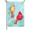 Accent Home & Garden 12 In. Flag - Winter Cardinals