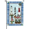 Accent Home & Garden 12 In. Flag - Eastern Lighthouses Accent