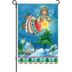Accent Home & Garden Accent 12 In. Flag - Happy Christmas A