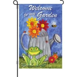 Accent Home & Garden 12 In. Flag - Welcome To My Garden