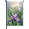 Accent Home & Garden Accent 12 In. Flag - Blue Iris