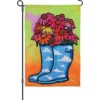 Accent Home & Garden Accent 12 In. Flag - Flower Rain Boots