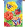 Accent Home & Garden 28 In. Flag - Butterfly Garden Accent