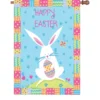 Accent Home & Garden 28 In. Flag - Bunny Easter Accent