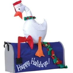 Accent Home & Garden - Sale Accent Mailbox Cover - Duck With Wreath