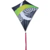 Kites 38 In. Travel Diamond Kite - Neon Tron