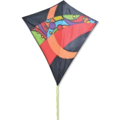 Kites Premier Kites 38 In. Travel Diamond Kite - Orbit Tron