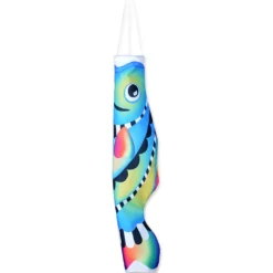 Accent Home & Garden Koi Windsock - Cool Rainbow Fish