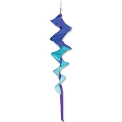 SoundWinds Small Fusilli Spinning Windsock - Blue Windsocks