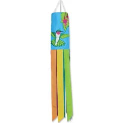 Accent Home & Garden Everyday Windsocks Embroidered Applique Windsock - Hummingbirds