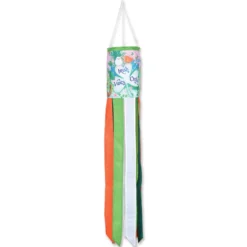 Accent Home & Garden Embroidered Applique Windsock - Irish Vibes