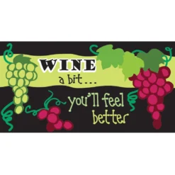 WindGarden WindGarden 28 In. Windsock - Wine A Bit