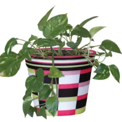 Accent Home & Garden - Sale Accent Flower Pot Cover - Pink Deco