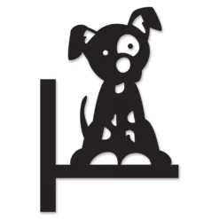 Accent Home & Garden Puppy Flag Finial