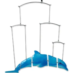 WindGarden Glass Fish Mobile - Dolphin