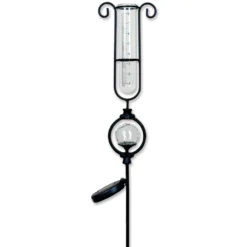 Accent Home & Garden Rain Gauge - Solar