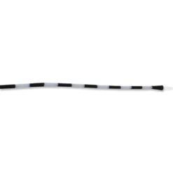 Kites 24 Ft. Tube Tail - Black & White