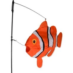 Premier Kites Swimming Fish Recumbent Bike Flag - Clownfish