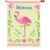 Accent Home & Garden 28 In. Flag - Coastal Flamingo Accent