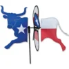 WindGarden Petite Spinner - Texas Flag Longhorn