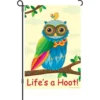 Accent Home & Garden 12 In. Flag - Life's A Hoot! Accent