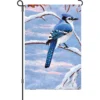 Accent Home & Garden 12 In. Flag - Winter Blue Jay