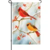 Accent Home & Garden 12 In. Flag - Bittersweet Cardinals Accent