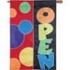 Accent Home & Garden Applique Flag - Rainbow Open Commercial