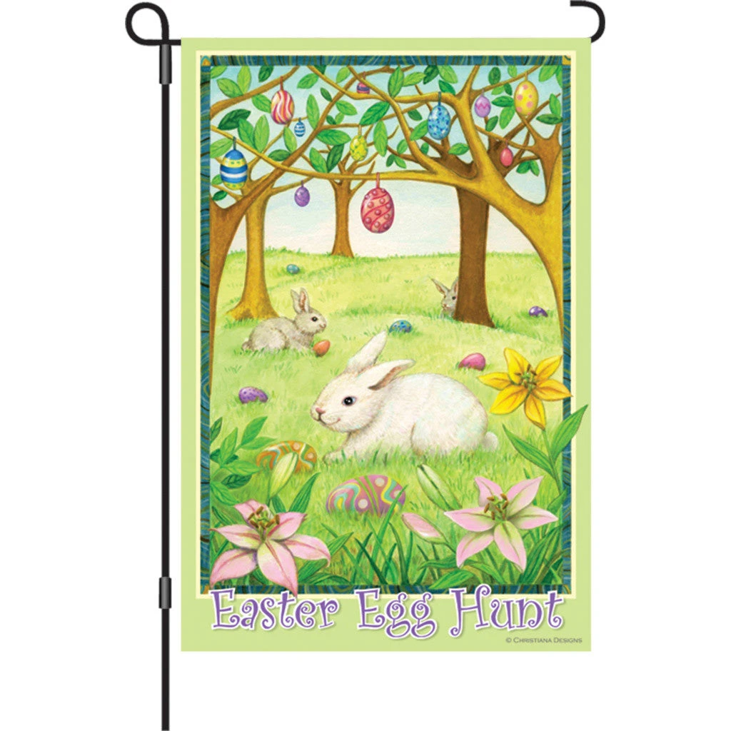 Accent Home & Garden Accent 12 In. Flag - Easter Egg Hunt