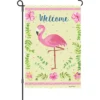 Accent Home & Garden 12 In. Flag - Coastal Flamingo