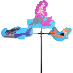 WindGarden Single Carousel Spinner - Mermaids WindGarden